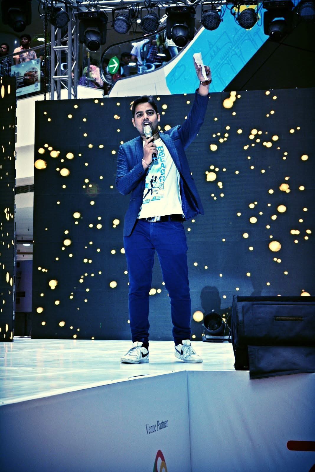 Sandip Wankhede speaking at a public event